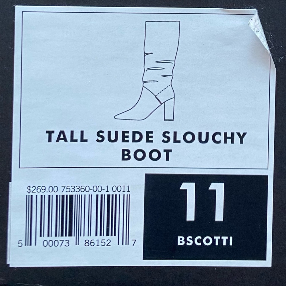 NWT Banana Republic Tall Suede Slouchy Boot - Women’s Size 11 - Picture 5 of 5